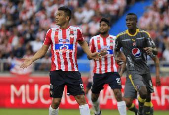 Teófilo Gutierrez en la derrota de Junior 0-1 contra el Medellín.