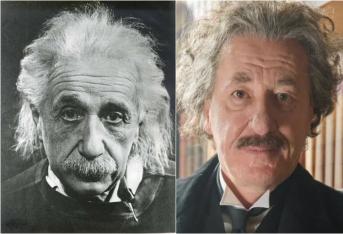 Albert Einstein Vs. Geoffrey Rush

El año pasado, el actor australiano interpretó al físico alemán Albert Einstein en la serie llamada 'Genius' de National Geographic.