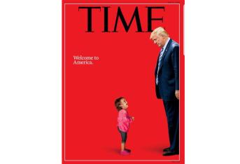 Sin duda, una de las portadas más impactantes de este jueves es la de la revista estadounidense 'TIME', en la cual se aprecia la fotografía que le ha dado la vuelta al planeta en los últimos días, de una niña inmigrante llorando desconsolada. Esta publicación ha decidido editarla y 'pararla' frente a frente con Donald Trump.