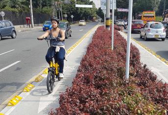 El Poblado, sur de Medellín, estrena tres ciclorrutas