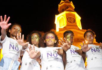 Campaña de No es Hora de Callar en Cartagena