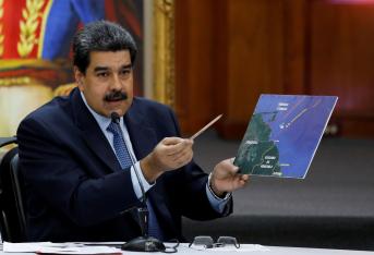 Nicolás Maduro, presidente de Venezuela, quien este jueves jura para un segundo mandato a pesar del rechazo internacional.