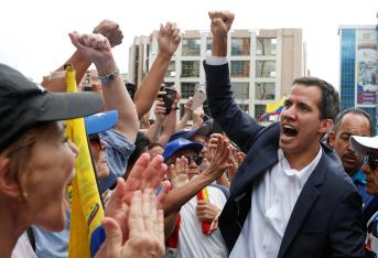 Juan Guaidó aseguró que el Eln hace presencia en 12 estados de Venezuela. Dijo que es algo evidente en su país.