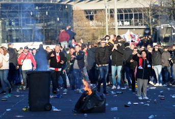 Disturbios Ajax-Juventus
