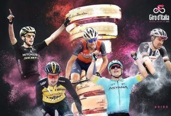 Favoritos al título del Giro de Italia 2019.