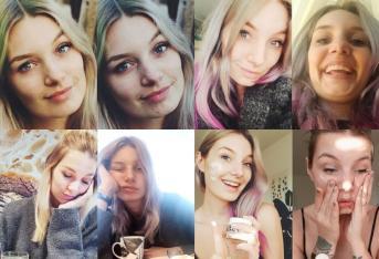 Kim Britt, una joven Suiza, utiliza su cuenta de Instagram para comparar fotografías de la vida cotidiana con las fotografías “perfectas” que rondan las redes sociales.