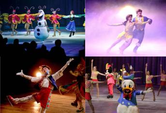 Los cien años del espectáculo 'Disney on ice' se celebraron con magia, diversión y risas para los fanáticos de las animaciones del ratón más famoso del mundo.