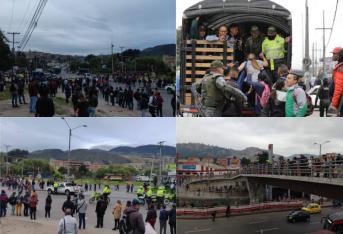 Desde horas de la madrugada de este lunes se lleva a cabo un paro liderado por un sector de los conductores que ha afectado la movilidad en Bogotá y en otras ciudades del país.