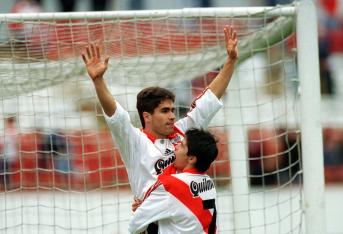 Juan Pablo Ángel, el que más goles anotó con River Plate, según el estadígrafo Carlos Forero: 62 tantos.