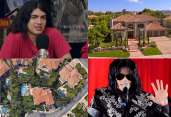 Collage Casa de hijo de Michael Jackson