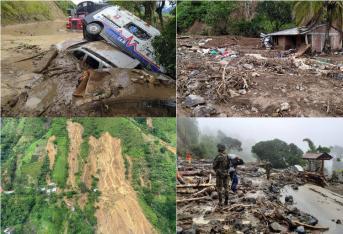 Este sábado se presentó un deslizamiento de tierra en una vía de Dabeiba, Antioquia. El lamentable suceso dejó, hasta el momento, 3 fallecidos, 16 desaparecidos y casi 500 familias evacuadas.
