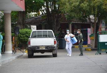 En el Hospital Universitario de Sincelejo, y sus alrededores se mantienen operativos desde las primeras horas.