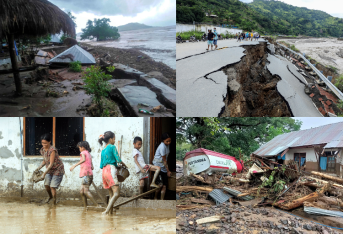 Las lluvias torrenciales que azotan a la isla de Flores (Indonesia) y a Timor Oriental desde el fin de semana han dejado al menos 113 muertos y varias decenas de personas desaparecidas. El diluvio inundó miles de casas y causó que se desbordaran las represas.