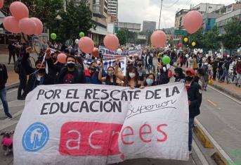 Estudiantes en Bogotá - 28 de abril