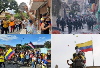 En Cali, Medellín y Bogotá se concentraron grandes movilizaciones. La mayoría se desarrolló de forma pacífica, aunque también hubo enfrentamientos con la fuerza pública.