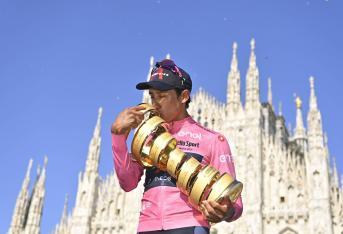 Egan Bernal, campeón del Giro de Italia 2021.