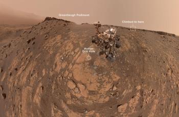 La imagen más reciente que envió Mars Rover desde Marte.