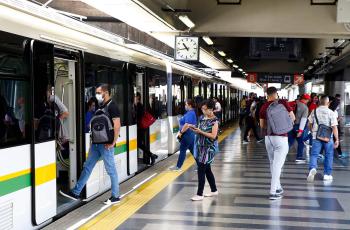 El promedio de viajes en el Metro disminuyó en 87 por ciento durante la cuarentena