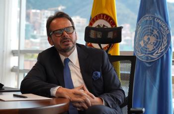 El mexicano Carlos Ruíz Massieu, jefe de la Misión de Verificación de la ONU en Colombia.