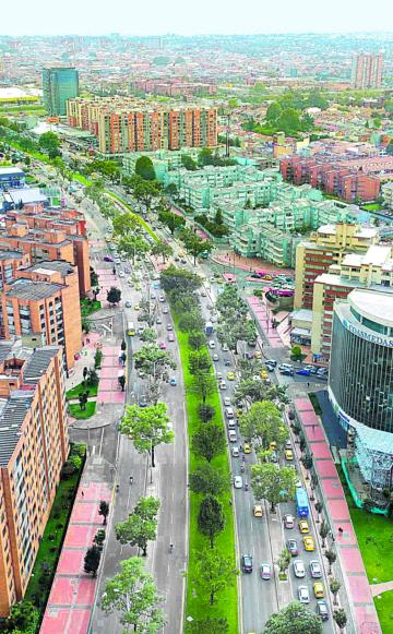 La transformación de Bogotá puede llevar varios años, de ahí la importancia de las decisiones que se tomen hoy. Panorámica de la avenida 68, que tendrá troncal de TransMilenio. EL TIEMPO.