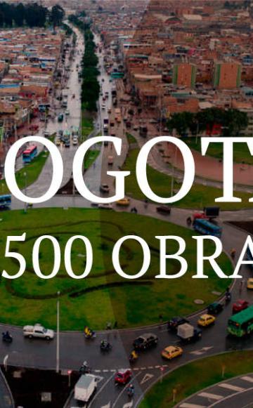Contenido auspiciado. 2500 es el número de obras entregadas por las diferentes entidades de la Alcaldía de Bogotá.