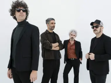 León Benavente, banda española de ‘indie rock’. De izquierda a derecha: César Verdú, Eduardo Baos, Abraham Boba y Luis Rodríguez.
