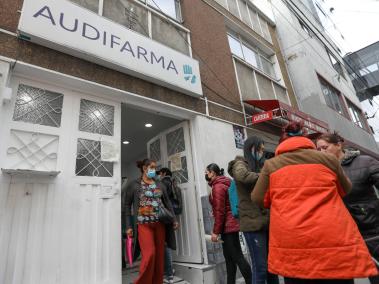 La compañía farmacéutica, Audifarma, informó que fue objeto de un ataque cibernético externo en su infraestructura tecnológica. Por tal motivo, deshabilitaron los servidores físicos y virtuales para proteger la información de la organización y de los usuarios; su página web y app están fuera de servicio. Bogotá 24 de enero del 2023. FOTO MAURICIO MORENO EL TIEMPO CEET