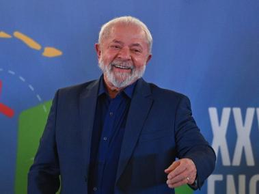 El presidente brasileño, Luiz Inácio Lula da Silva, participó en la apertura del XXVI Encuentro del Foro de Sao Paulo el 29 de junio 2023.