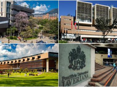 Universidades de Los Andes, La Sabana, Eafit y Javeriana