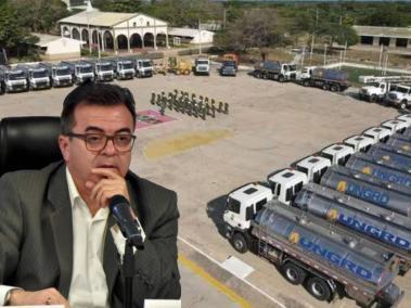 El director de la UNGRD, Olmedo López, no ha salido a explicar qué pasa con los carrotanques.