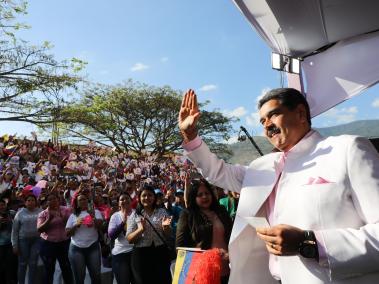 El presidente venezolano Nicolás Maduro en un acto de gobierno.