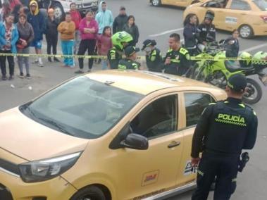 Taxista fue asesinado en el sur de Bogotá.