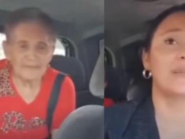 Anciana fue abandonada por su hijo en un Uber, la respuesta de la conductora sorprendió.