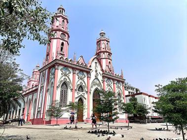 Iglesia San Nicolás, una de las más visitadas, en el Centro de Barranquilla.