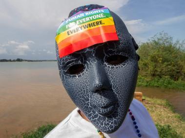 Activista LGBTI en Uganda.