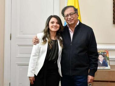 María Paula Fonseca y Gustavo Petro.