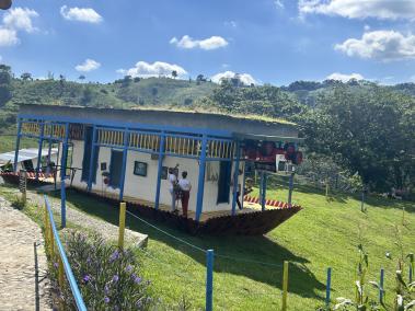 Parque casa al revés