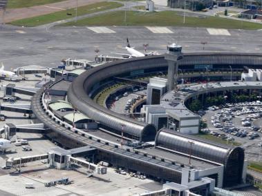 El aeropuerto José María Córdova de Rionegro, Antioquia.