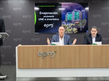 Voceros de EPM y la Alcaldía hablan sobre el tema