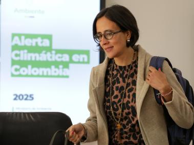 La ministra de Ambiente, Susana Muhamad