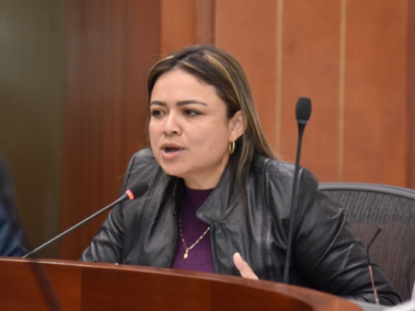 La representante Lina María Garrido.