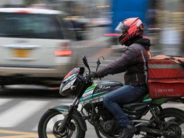 Domiciliarios en moto en Bogotá