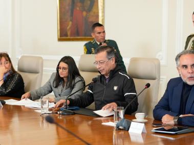 Presidente Petro en el consejo de ministros del 25 de marzo