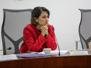 La canciller Laura Sarabia.