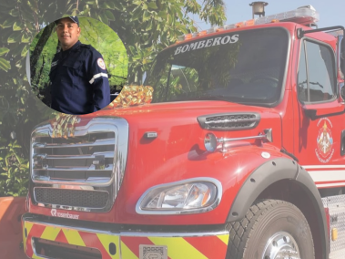Levinton Vanegas Cassiani, conductor del Cuerpo de Bomberos de Cartagena