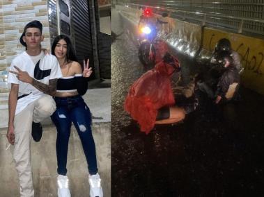 Accidente con carro fantasma en el Puente García Rovira