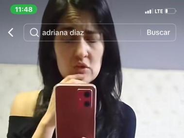 Adriana Diaz usuaria de redes sociales