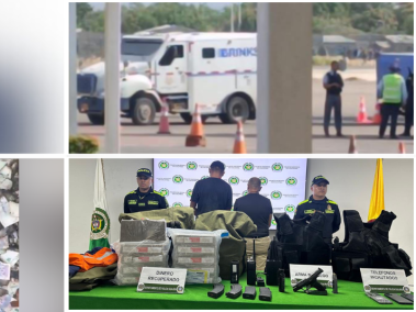 Jhon Jairo Donado Pinto, capturado por el robo a camión de valores en el aeropuerto de Riohacha.