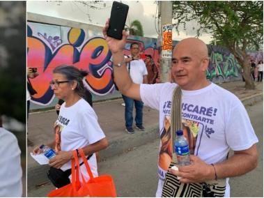 La familia de Tatiana Hernández hizo una manifestación en Cartagena pidiendo el regreso de la joven estudiante de medicina bogotana.