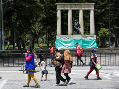 Las entidades del Distrito llegaron para atender la situación con una preocupación grande: los menores de edad y mujeres gestantes.
